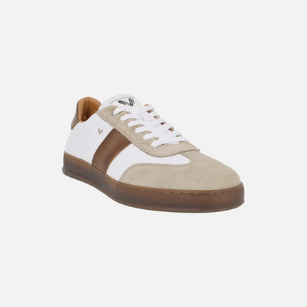 Seaford men's sneakers in coffee combination