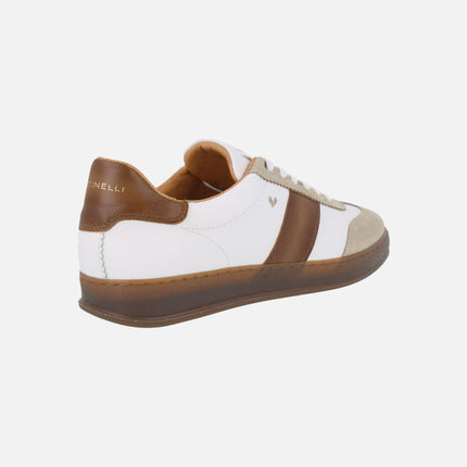 Seaford men's sneakers in coffee combination