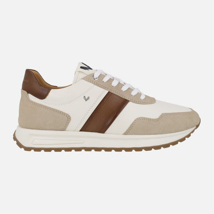 Hanbury men's sneakers in brown combination