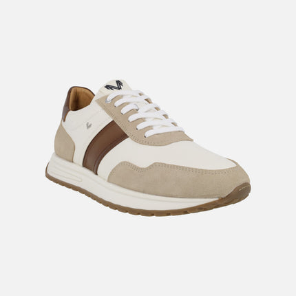Hanbury men's sneakers in brown combination