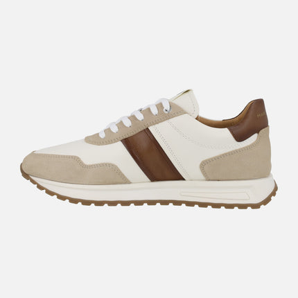Hanbury men's sneakers in brown combination