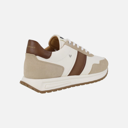 Hanbury men's sneakers in brown combination