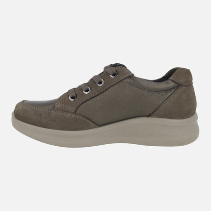 Deportivas ANCHO ESPECIAL para mujer con membrana TEX