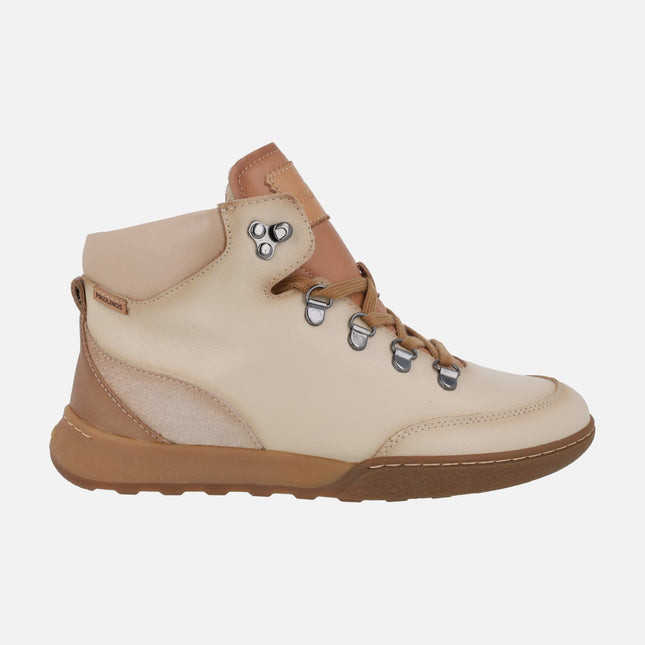 Botines de piel con cordones para mujer Viana