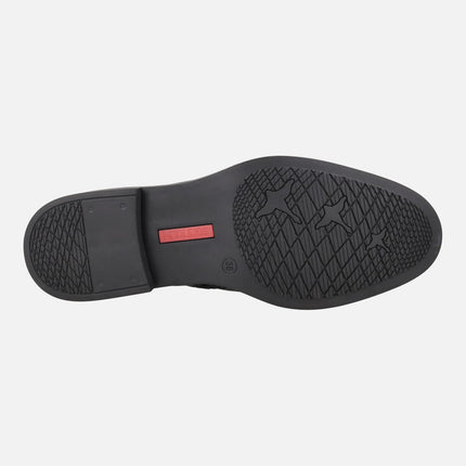 Botines de piel Puertollano con adorno metálico