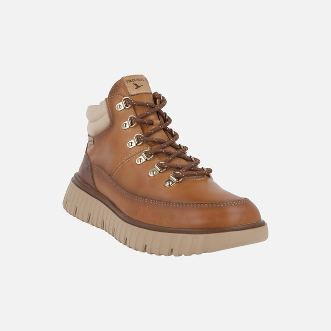 Botines marrones de piel estilo deportivo Segovia