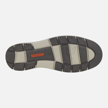 Botines marrones de piel para hombre BILBAO con suela extralight