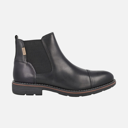 YORK Chelsea style men's leather ankle boots