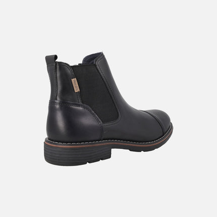 YORK Chelsea style men's leather ankle boots