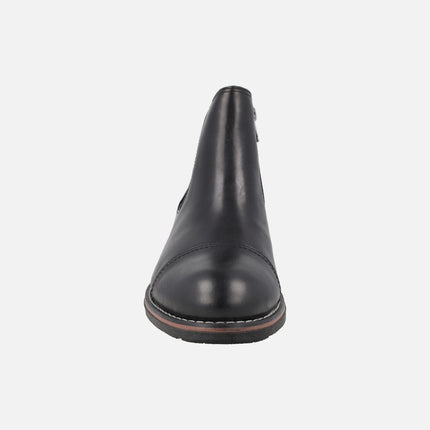 YORK Chelsea style men's leather ankle boots