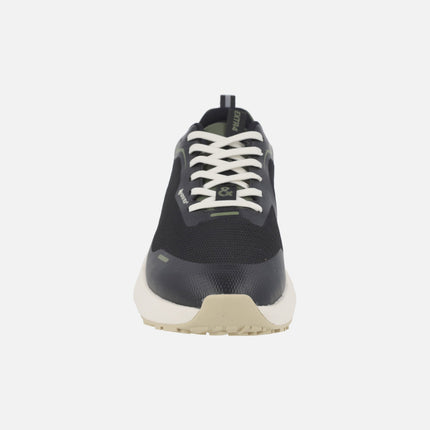 Zapatillas deportivas para hombre con membrana Gore-tex en combinado negro-verde