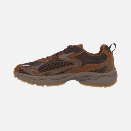 Zapatillas deportivas para hombre con suela gruesa y membrana GORE-TEX en combinado marron