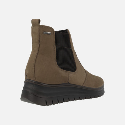 GORE-TEX women's nubuck leather chelsea style ankle boots