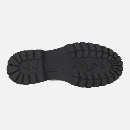 Zapatos blucher con cordones en piel marrón