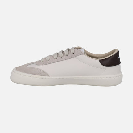 Zapatillas deportivas unisex Olmo Barefoot efecto piel y serraje chocolate