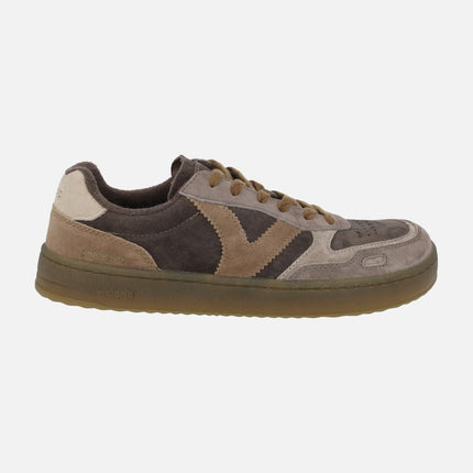 Zapatillas deportivas DUNA BAREFOOT para hombre en combinado marrón