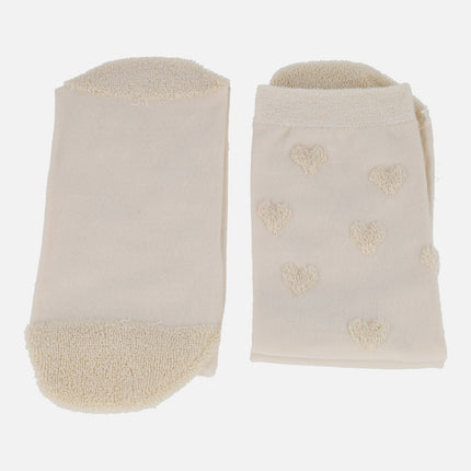 BAREFOOT cotton socks with hearts