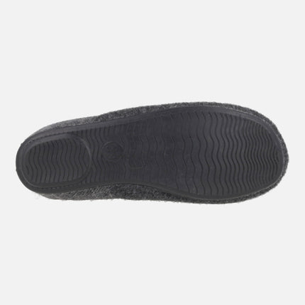 Barefoot house slippers for men in gray combination