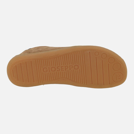 Zapatillas deportivas BAREFOOT en piel serraje cuero