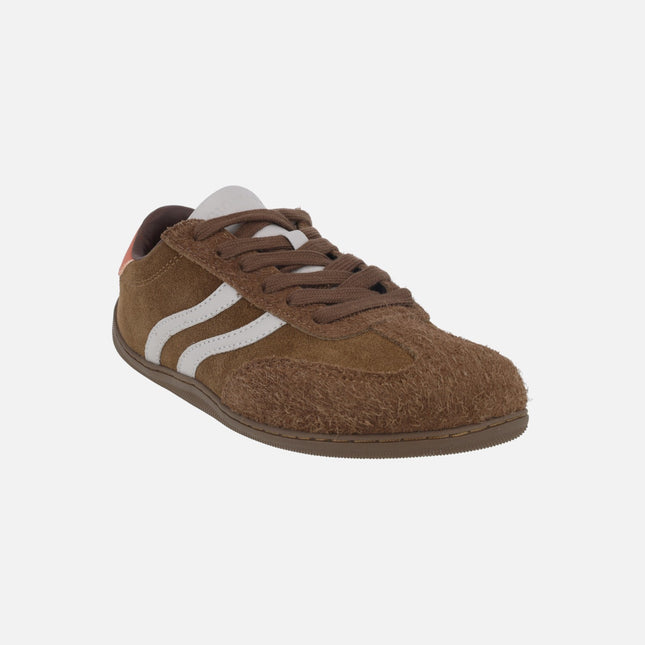 Zapatillas deportivas BAREFOOT en combinado marrón
