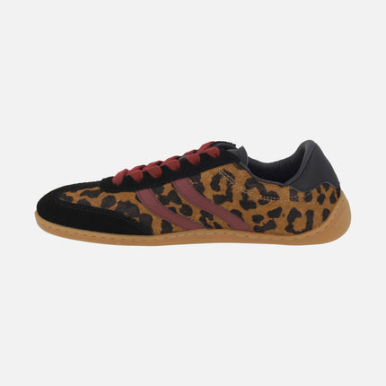 Zapatillas deportivas BAREFOOT en estampado animal print leopardo
