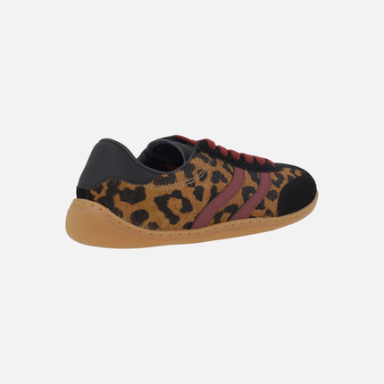 Zapatillas deportivas BAREFOOT en estampado animal print leopardo