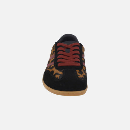 Zapatillas deportivas BAREFOOT en estampado animal print leopardo