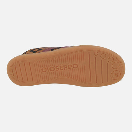 Zapatillas deportivas BAREFOOT en estampado animal print leopardo