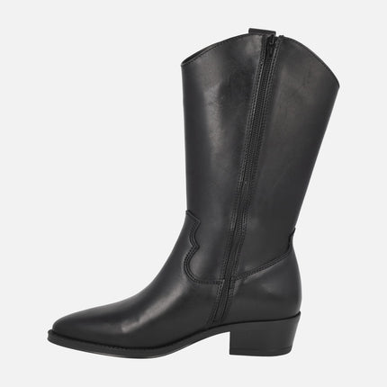 Botas camperas de piel JUBIA 7545 para mujer