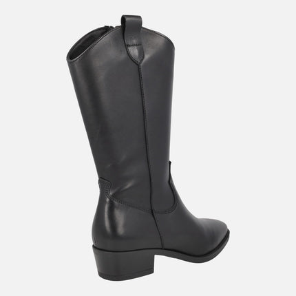 Botas camperas de piel JUBIA 7545 para mujer
