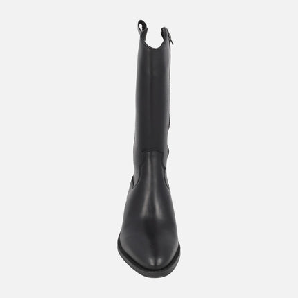 Botas camperas de piel JUBIA 7545 para mujer