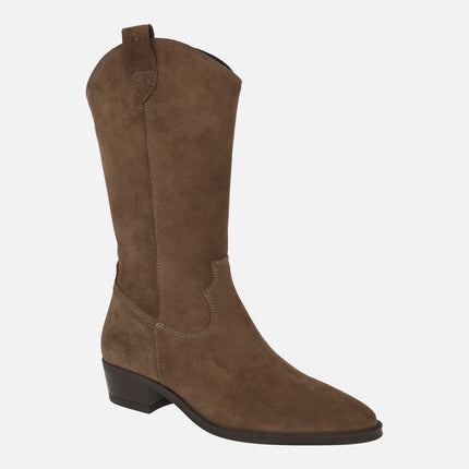 Botas camperas de piel JUBIA 7545 para mujer
