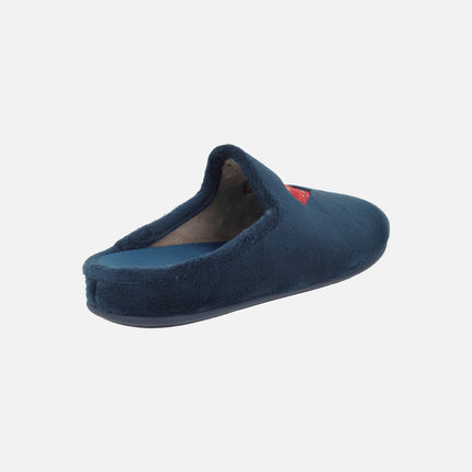 Zapatillas de casa para hombre con escudo SUPERMAN