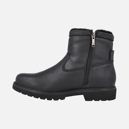 Botas de piel FEDRIK con forro de pelo para hombre
