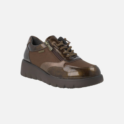 Zapatos deportivos multi material con membrana impermeable