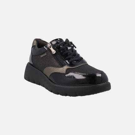 Zapatos deportivos multi material con membrana impermeable