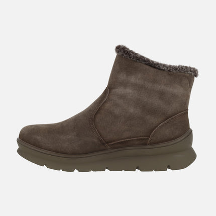 Botines para mujer con membrana impermeable y cremallera exterior