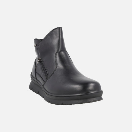 Botines para mujer con membrana impermeable y cremallera exterior
