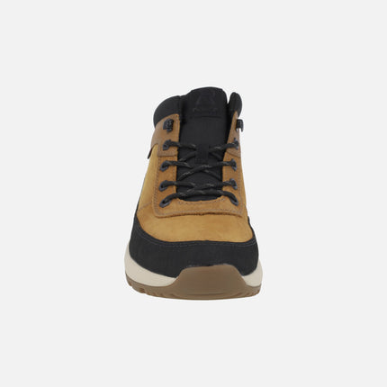 Lace-up boots for men with waterproof membrane