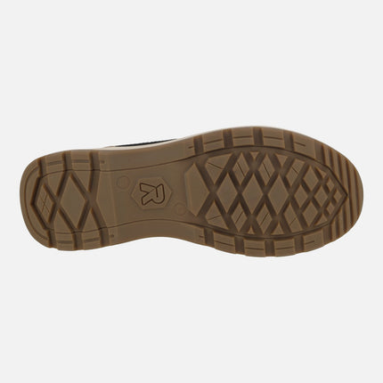 Lace-up boots for men with waterproof membrane