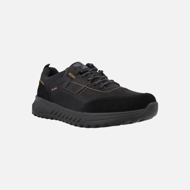 Zapatos deportivos negros para hombre con membrana TEX