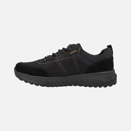 Zapatos deportivos negros para hombre con membrana TEX
