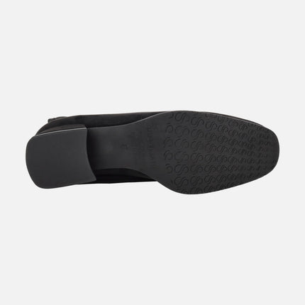 Botas altas en tejido elástico efecto ante con Eco Dry