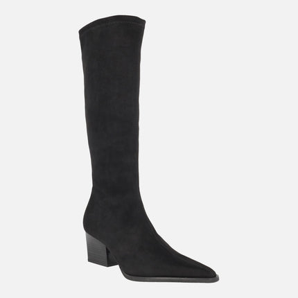 Botas altas en tejido acabado ante con sistema Eco Dry