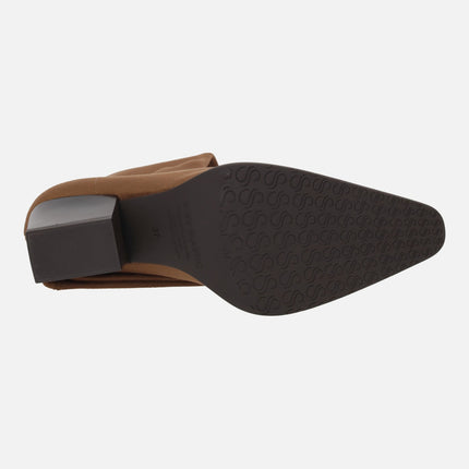 Botas altas en tejido acabado ante con sistema Eco Dry