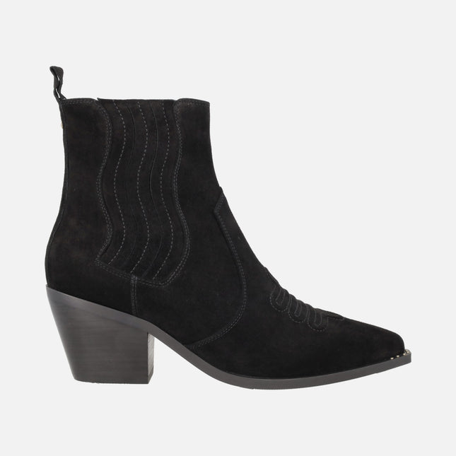 Botines camperos en piel serraje WIND
