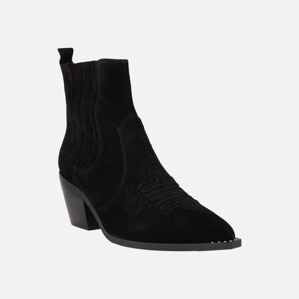 Botines camperos en piel serraje WIND