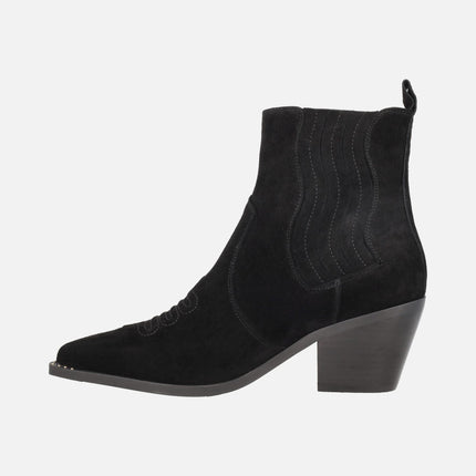 Botines camperos en piel serraje WIND