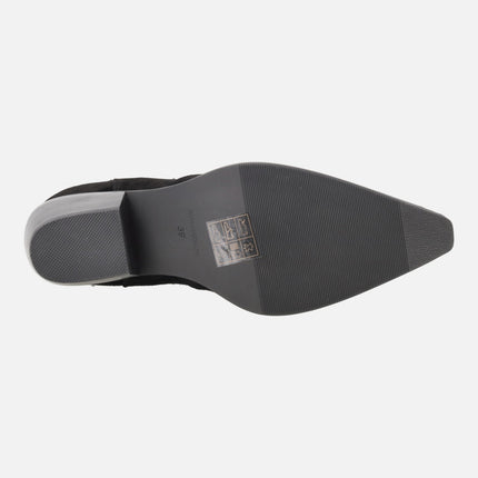 Botines camperos en piel serraje WIND