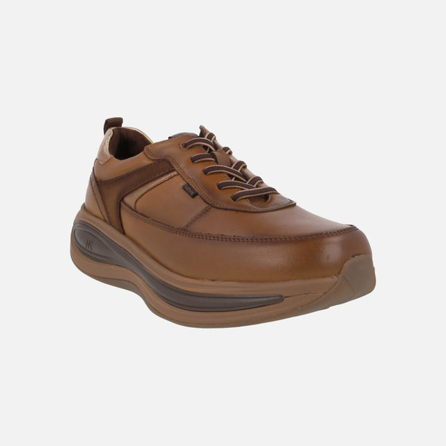 Deportivos de piel para mujer Showstep con cordones elásticos